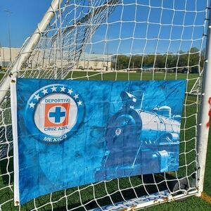 Cruz Azul Flag 3x6 Ft Mexican Soccer League.